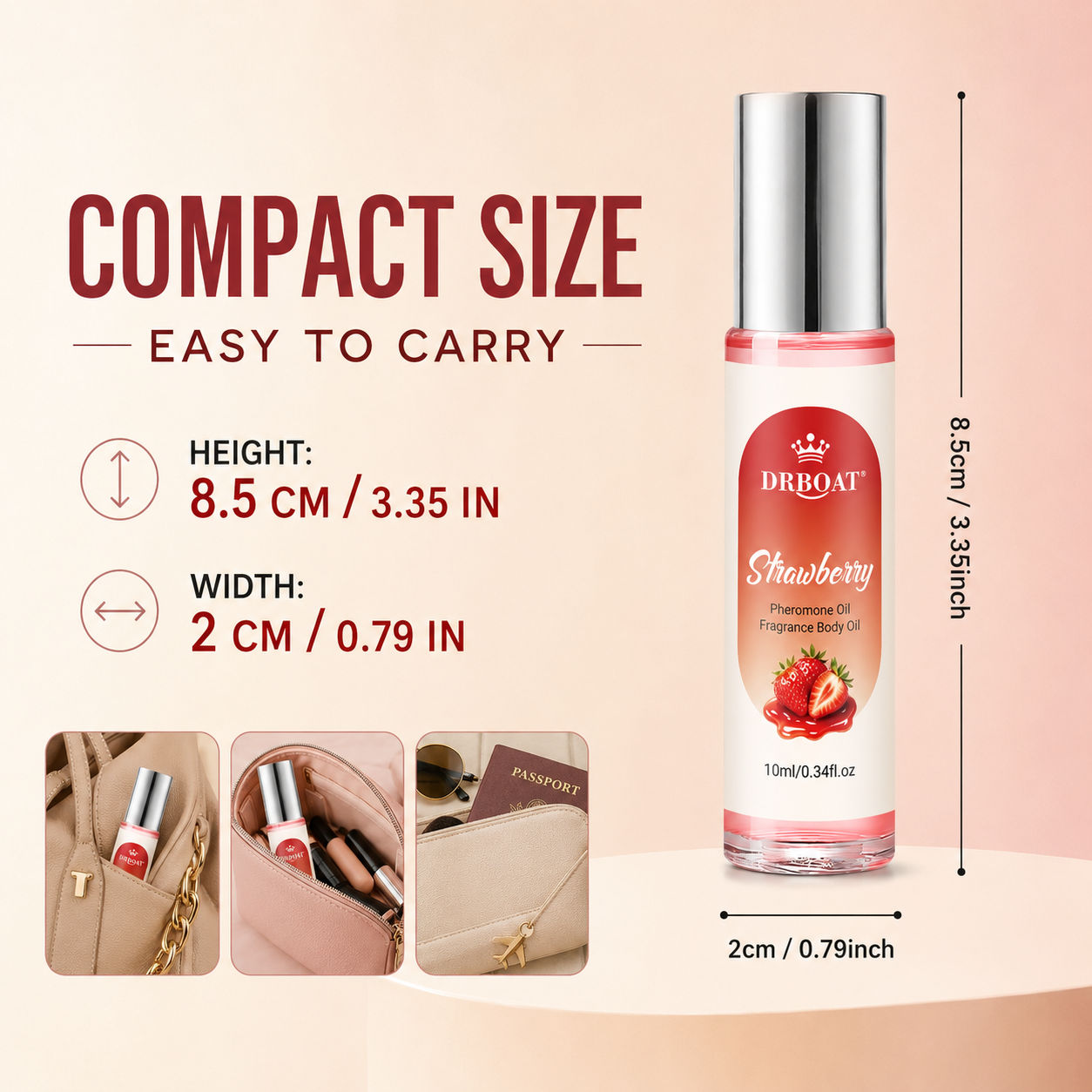 Strawberry Roll-On Perfume Oil - огляд і ціна Perfume Fragrance Oil